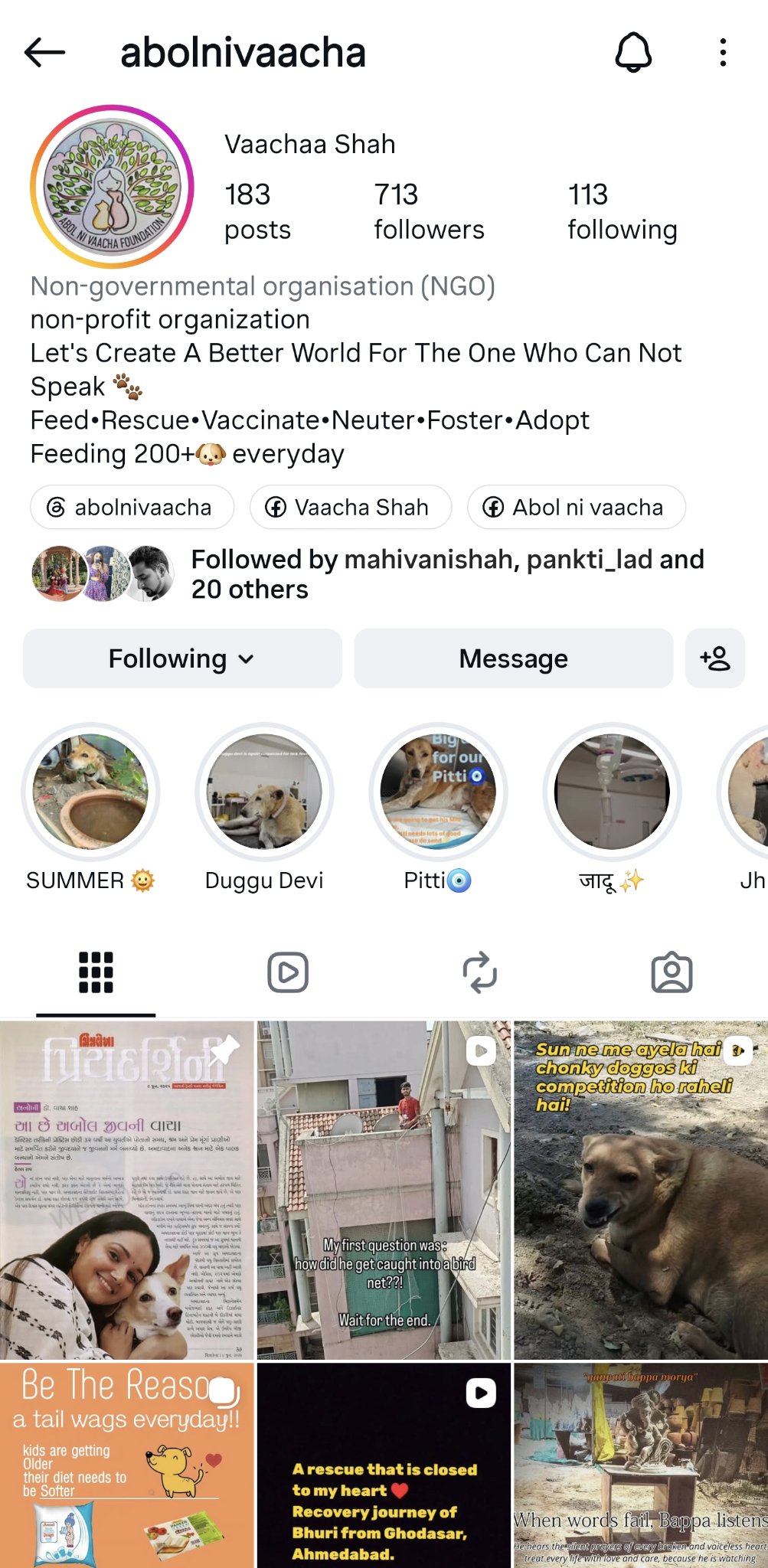 Instagram post announcing the Chitralekha feature
